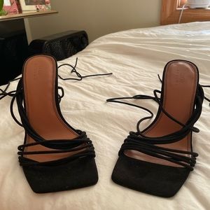 Asos brand lace up high heels